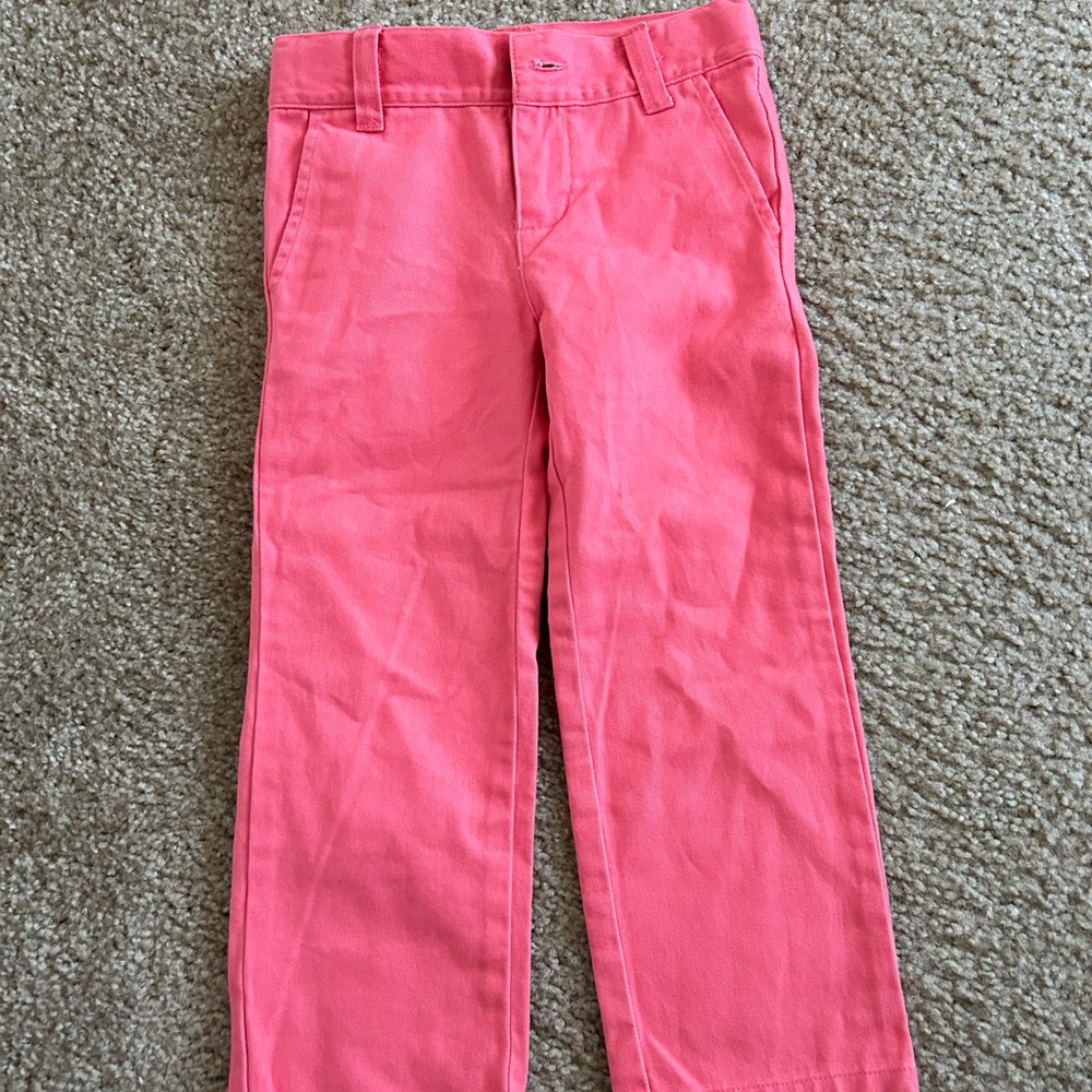 LIKE NEW Janie and Jack Coral Chino Pants